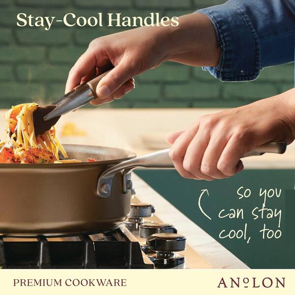 Anolon&#174; Ascend Hard Anodized Kitchen Cookware 10pc. Set
