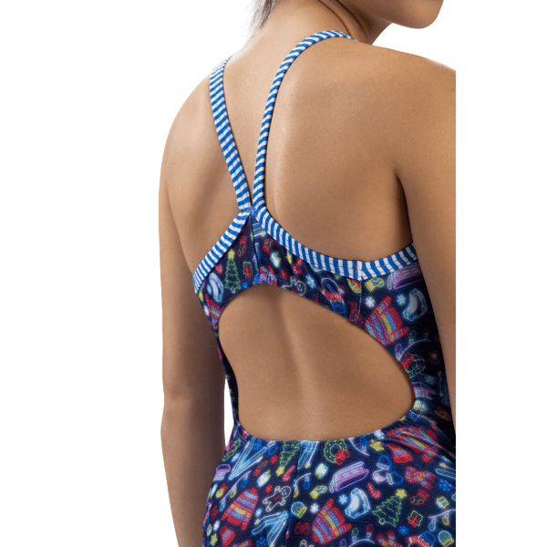Juniors Dolfin® Uglies Easy Freezy V-Back One Piece Swimsuit