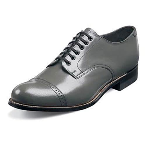 Mens Stacy Adams Madison Cap Toe Oxfords - Steel Grey - image 