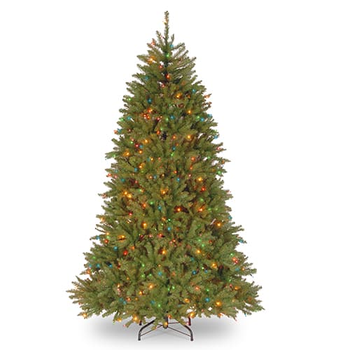 National Tree 7.5ft. Dunhill® Fir Tree w/ Multi-Color...