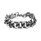 Mens Lynx Stainless Steel Curb Chain Bracelet - image 1