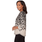 Womens Alfred Dunner Seville 3/4 Sleeve Leopard Blouse - image 4