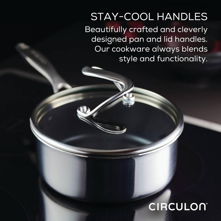Circulon® 2qt. Stainless Steel Saucepan