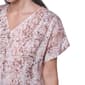 Womens Calvin Klein Short Sleeve V-Neck Reptile Blouse - image 4