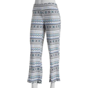 Petite Goodnight Kiss Fair Isle Fleece Pajama Pants