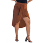 Plus Size 24/7 Comfort Apparel Knee Length Tulip Skirt - image 1