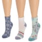 Womens MUK LUKS® 3pk. Spring Meadow Quarter Compression Socks - image 2