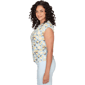 Petite Emaline Key Items Cap Sleeve All Over Lemon Blouse - image 3