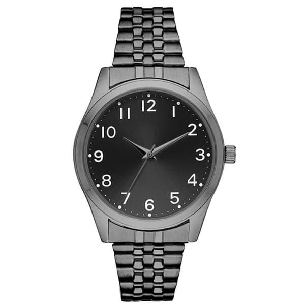 Mens Gunmetal Black Sunray Dial Watch - 50537U-07-G30 - image 