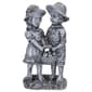 Northlight Seasonal 13in. Boy & Girl Apple Picking Garden Statue - image 1
