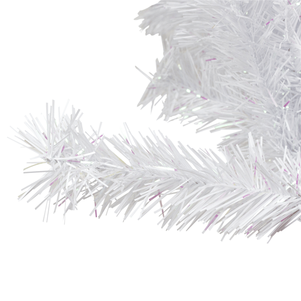 Northlight Icy White Iridescent Spruce Christmas Wreath