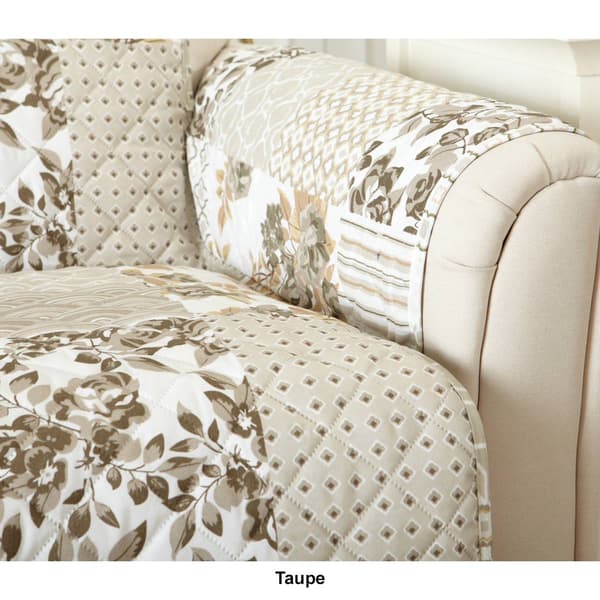 FreshFolds&#8482; Reversible Floral Patchwork Furniture Protector