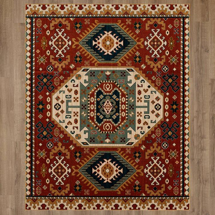 Mohawk Home Oakpoint Red Area Rug
