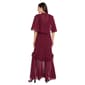Womens R&M Richards Ruffled Evening Gown with Overlay - image 3