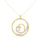 Espira 10kt. Yellow Gold 1/6ctw. Round Diamond Necklace - image 2
