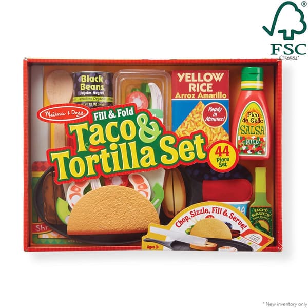 Melissa & Doug&#174; Fill & Fold Taco & Tortilla Set