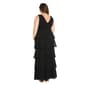Plus Size R&M Richards Sleeveless Georgette Tier Evening Gown - image 2