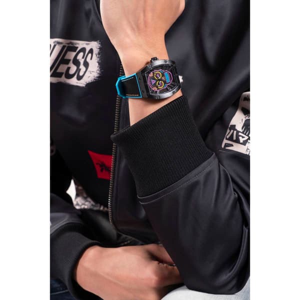 Mens Guess Watches® Day of the Dead Silicone Watch
