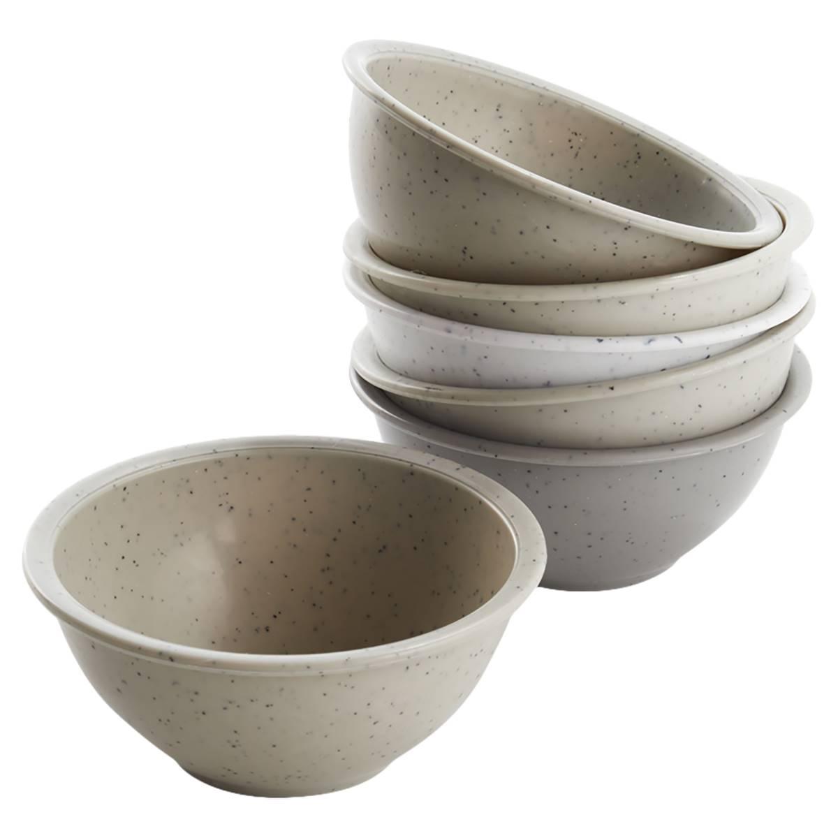 Light Grey Speckle 6pc. Prep Bowl Set