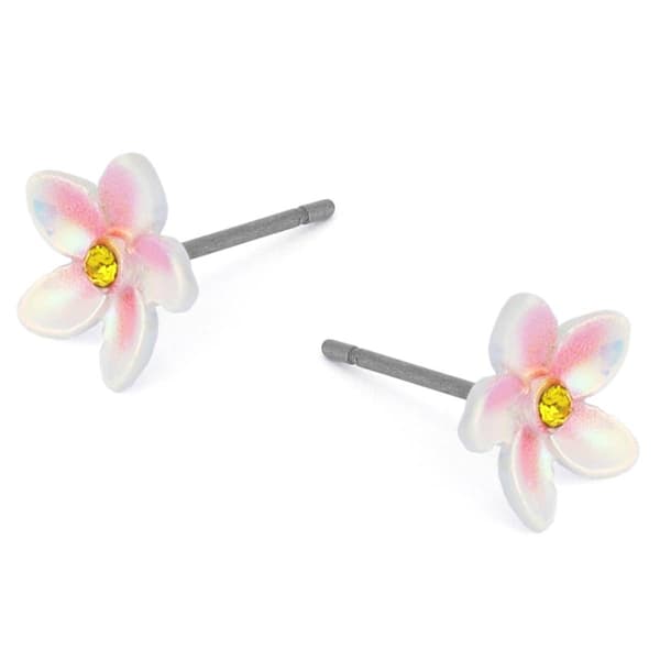 Betsey Johnson Cowabunga Beachy Flower Stud Earrings