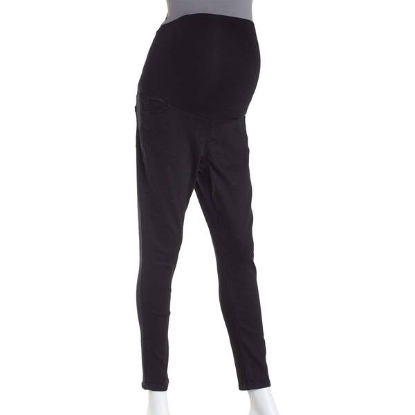 Womens Harper Grey Over The Belly Straight Leg Maternity Jeans - image 