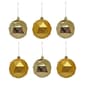 National Tree 10in. Gold Geometric Ornaments - Set of 6 - image 4