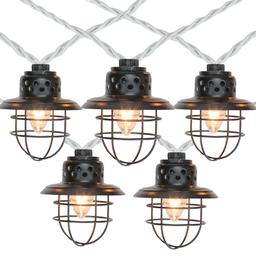 Northlight Seasonal Caged Fisherman Lantern String Light Set