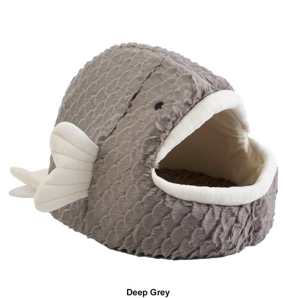 Comfortable Pet Plush Fish Pet Bed