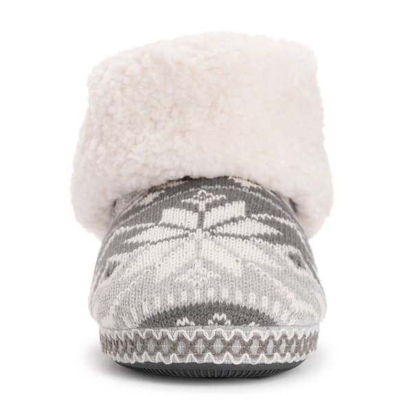 Womens MUK LUKS&#174; Melinda Boot Slippers - Grey Snowflake
