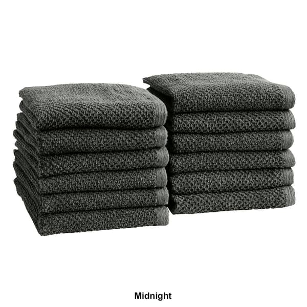 Freshfolds Acacia 12pc. Cotton Quick-Dry Washcloth Set