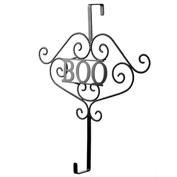 National Tree 17in. Halloween BOO Wreath Hanger - image 