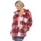 Womens White Mark Plaid Shacket - image 7