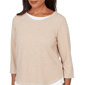 Womens Alfred Dunner Comfort & Joy Star Embellishment Blouse - image 5