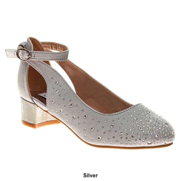 Big Girls Badgley Mischka Rhinestone Dress Pumps