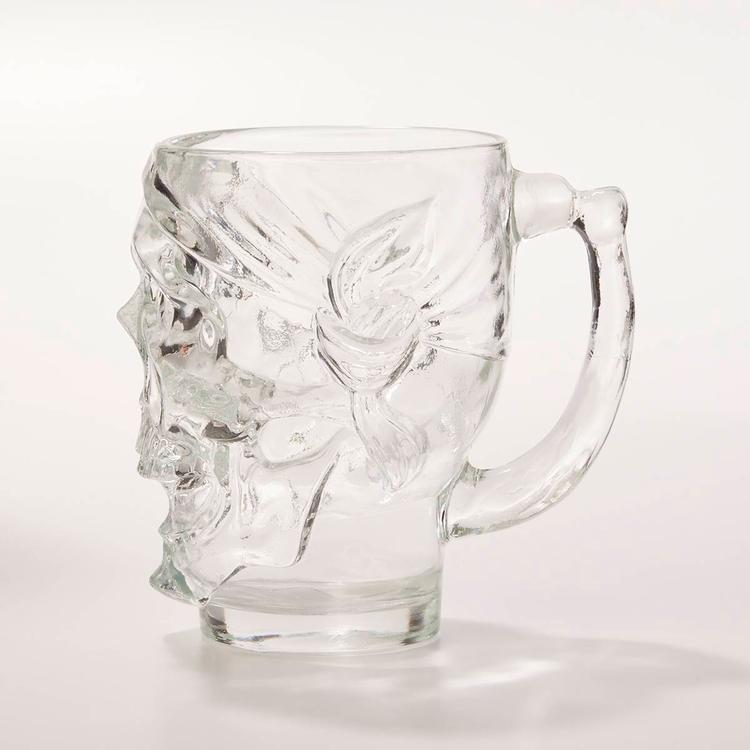 Clear Skull Mug