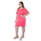 Plus Size 24/7 Comfort Apparel V-Neck Knee Length Dress - image 6