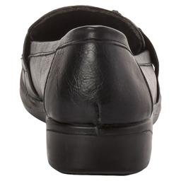 Womens East Street Harlow Black Smooth Loafers