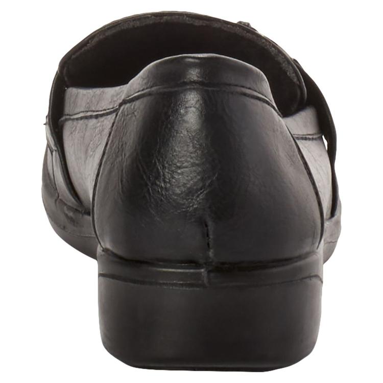 Womens East Street Harlow Black Smooth Loafers