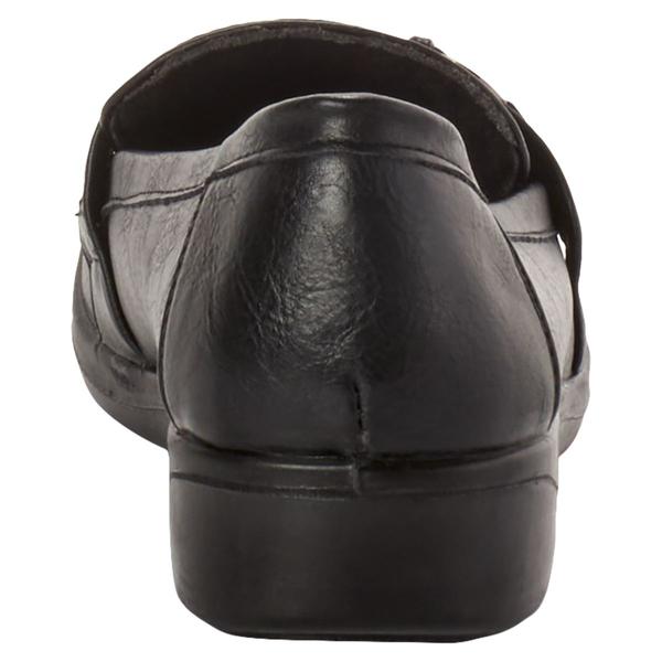 Womens East Street Harlow Black Smooth Loafers