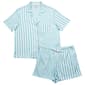Womens Anne Klein Short Sleeve Stripe Short Pajama Set - image 2