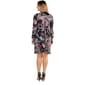 Plus Size 24/7 Comfort Apparel Paisley A-Line Dress W/ Waist Tie - image 2