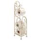 9th & Pike&#40;R&#41; Cream Iron Traditional Toilet Paper Towel Holder - image 1
