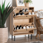 Baxton Studio Remus 12-Pair Wood Shoe Cabinet - image 9