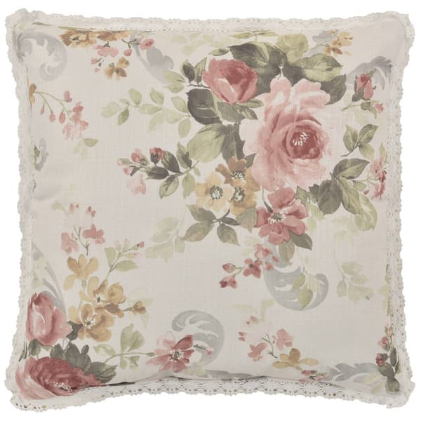 Royal Court Chablis Square Decorative Throw Pillow - 16x16