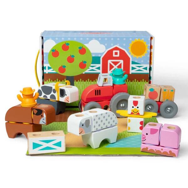 Melissa & Doug&#40;R&#41; Blockables&#40;tm&#41; Farm Playset - image 