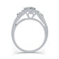 Nova Star&#174; Sterling Silver 1/2ctw. Lab Grown Diamond Heart Ring - image 3