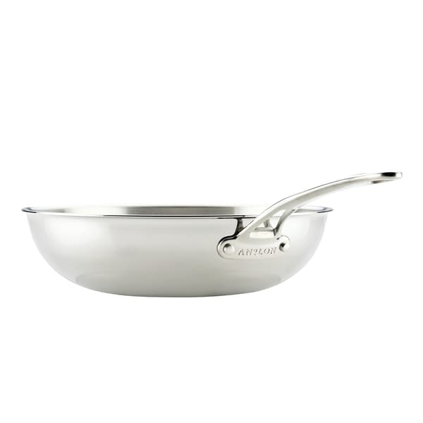 Anolon® EverLast Tri-Ply Clad 12.5in. Stir Fry with Helper Handle