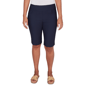 Womens Ruby Rd. Key Items Pull On Silky Tech Bermuda Shorts - image 1