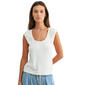 Womens CITY BLUES Acid Wash Shoulder Trim Tank Top - image 1