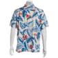 Mens Campia Tropical Palm Short Sleeve Button Down Shirt - image 3